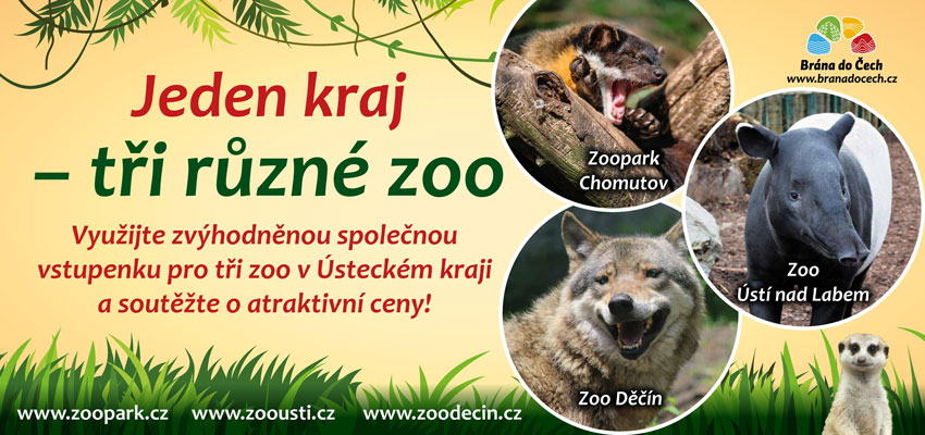 Jeden kraj – tři různé zoo